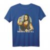 Kraftsport Parodie T-Shirt mit Mona Lisa & Bizeps - Lustiges Gym-Outfit für Bodybuilder & Fitness-Fans