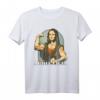 Kraftsport Parodie T-Shirt mit Mona Lisa & Bizeps - Lustiges Gym-Outfit für Bodybuilder & Fitness-Fans