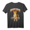 Muskelkater Fitness Gym Katze Kater Bodybuilding T-Shirt – Lustiges Geschenk für Bodybuilder, Fitnesstrainer & Sportbegeisterte zu Weihnachten & Geburtstag
