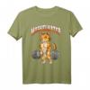 Muskelkater Fitness Gym Katze Kater Bodybuilding T-Shirt – Lustiges Geschenk für Bodybuilder, Fitnesstrainer & Sportbegeisterte zu Weihnachten & Geburtstag