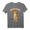 Muskelkater Fitness Gym Katze Kater Bodybuilding T-Shirt – Lustiges Geschenk für Bodybuilder, Fitnesstrainer & Sportbegeisterte zu Weihnachten & Geburtstag