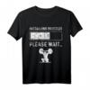 Installing Muscles Fitness Bodybuilder Bankdrücken T-Shirt – Motivationskleidung für Krafttraining & Muskelaufbau