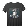 Waschbär Gym Gewichtstraining Deadlift T-Shirt - Lustiges Fitnessstudio-Design für Bodybuilder und Fitnesstrainer