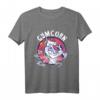 Gymcorn Fitness Unicorn T-Shirt - Lustiges Bodybuilding Motiv für Kraftsportler & Powerlifter, perfekt für Muskelaufbau und Fitnessstudio