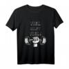 Viel hilft viel Bodybuilding Gym Fitness Studio T-Shirt – Motivation für Muskelaufbau, Krafttraining & Workout für Männer & Frauen