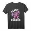 Bunny Builder Bodybuilder Shirt für Kraftsport & Gewichtheber – Motivationsshirt für Muskelaufbau und Fitness