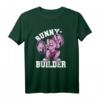Bunny Builder Bodybuilder Shirt für Kraftsport & Gewichtheber – Motivationsshirt für Muskelaufbau und Fitness