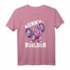 Bunny Builder Bodybuilder Shirt für Kraftsport & Gewichtheber – Motivationsshirt für Muskelaufbau und Fitness