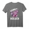 Bunny Builder Bodybuilder Shirt für Kraftsport & Gewichtheber – Motivationsshirt für Muskelaufbau und Fitness