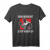 Dein Training Ist Mein Aufwärmprogramm - Lustiges Bodybuilder T-Shirt für Kraftsportler & Fitness-Enthusiasten