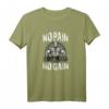 Workout Fitnessstudio Strong Devil No Pain No Gain T-Shirt – Lustiges Motiv für Sportler, Gym & Weihnachten