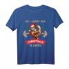 All I Want For Christmas Is Gains Gym Workout T-Shirt – Perfektes Fitness-Geschenk für Bodybuilder und Muskelaufbau-Enthusiasten zu Weihnachten