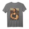 Mona Lisa Bodybuilding-Outfit für Muskeltraining - Klassisch geschnittenes, hochwertiges Fitness-T-Shirt