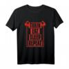 Lustig Train Eat Sleep Repeat Kraftsport T-Shirt – Motivationsshirt für Fitness, Bodybuilding & Sportlergeschenk