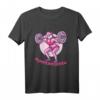 Pumpernickel - Kaninchen Hase mit Langhantel Bodybuilding T-Shirt für Frauen – Perfektes Workout-Design & Geschenkidee für Powerfrauen