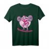 Pumpernickel - Kaninchen Hase mit Langhantel Bodybuilding T-Shirt für Frauen – Perfektes Workout-Design & Geschenkidee für Powerfrauen