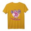 Pumpernickel - Kaninchen Hase mit Langhantel Bodybuilding T-Shirt für Frauen – Perfektes Workout-Design & Geschenkidee für Powerfrauen