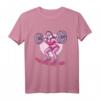 Pumpernickel - Kaninchen Hase mit Langhantel Bodybuilding T-Shirt für Frauen – Perfektes Workout-Design & Geschenkidee für Powerfrauen