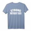 Herren Strong Motherfucker Bodybuilding Gym Fitness T-Shirt – Motivationsshirt für Kraftsport, Gewichtheber & Fitnessstudio