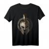 Spartanischer Helm, Krieger, Gladiator - Motivations-T-Shirt für Fitness, Bodybuilding & Workout mit griechischem Sparta-Motiv