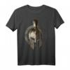 Spartanischer Helm, Krieger, Gladiator - Motivations-T-Shirt für Fitness, Bodybuilding & Workout mit griechischem Sparta-Motiv