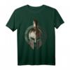 Spartanischer Helm, Krieger, Gladiator - Motivations-T-Shirt für Fitness, Bodybuilding & Workout mit griechischem Sparta-Motiv