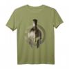 Spartanischer Helm, Krieger, Gladiator - Motivations-T-Shirt für Fitness, Bodybuilding & Workout mit griechischem Sparta-Motiv