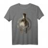 Spartanischer Helm, Krieger, Gladiator - Motivations-T-Shirt für Fitness, Bodybuilding & Workout mit griechischem Sparta-Motiv