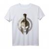 Spartanischer Helm, Krieger, Gladiator - Motivations-T-Shirt für Fitness, Bodybuilding & Workout mit griechischem Sparta-Motiv