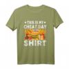 Cheat Day Fast Food Fitness Workout Warmup T-Shirt – Lustiges Motivationsshirt für Bodybuilding, Diät & Fast Food Fans im Fitnessstudio