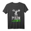 Herren Fitness-Workout T-Shirt mit Spruch Schmerzmodus – Ideal für Bodybuilding, Krafttraining und Fitnessstudio