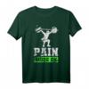 Herren Fitness-Workout T-Shirt mit Spruch Schmerzmodus – Ideal für Bodybuilding, Krafttraining und Fitnessstudio