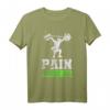 Herren Fitness-Workout T-Shirt mit Spruch Schmerzmodus – Ideal für Bodybuilding, Krafttraining und Fitnessstudio