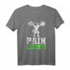 Herren Fitness-Workout T-Shirt mit Spruch Schmerzmodus – Ideal für Bodybuilding, Krafttraining und Fitnessstudio