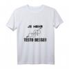 Training Bodybuilding Muskel T-Shirt - Je mehr Testo, desto besser, lustiges Fitness- und Muskeltraining-Outfit für Bodybuilderinnen