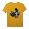 Bodybuilding Gorilla Veganes Fitnessstudio T-Shirt - Krafttraining Geschenk für Bodybuilder, Veganer und Fitnessfans