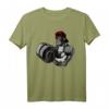 Bodybuilding Gorilla Veganes Fitnessstudio T-Shirt - Krafttraining Geschenk für Bodybuilder, Veganer und Fitnessfans