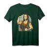 Strong Mona Lisa Leonardo Da Vinci Bodybuilding T-Shirt – Lustiges Fitness Geschenk für Männer, Frauen & Kinder zum Geburtstag, Weihnachten & Ostern