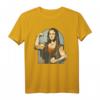 Strong Mona Lisa Leonardo Da Vinci Bodybuilding T-Shirt – Lustiges Fitness Geschenk für Männer, Frauen & Kinder zum Geburtstag, Weihnachten & Ostern