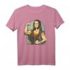 Strong Mona Lisa Leonardo Da Vinci Bodybuilding T-Shirt – Lustiges Fitness Geschenk für Männer, Frauen & Kinder zum Geburtstag, Weihnachten & Ostern