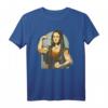 Strong Mona Lisa Leonardo Da Vinci Bodybuilding T-Shirt – Lustiges Fitness Geschenk für Männer, Frauen & Kinder zum Geburtstag, Weihnachten & Ostern