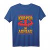 Lustiges Körper im Aufbau Bodybuilding Kraftsport T-Shirt – Perfekt für Fitness, Gym & Muskelaufbau, Geschenkidee für Sportler & Freunde