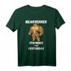 Bearserker Bodybuilding-Teddybär T-Shirt - Motivationskleidung für Kraftsport & Fitness, Stark wie gestern