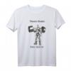 Bodybuilding, Fitness, Sport T-Shirt - Train Hard Feel Good, Klassisch geschnitten mit doppeltem Saum für aktives Training