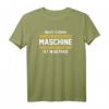 Bodybuilding Train Muskel Nicht stören Maschine in Betrieb T-Shirt – Lustiges Fitness, Gym & Kraftsport Motivationsshirt für Bodybuilder & Powerlifter