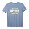 Bodybuilding Train Muskel Nicht stören Maschine in Betrieb T-Shirt – Lustiges Fitness, Gym & Kraftsport Motivationsshirt für Bodybuilder & Powerlifter