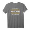 Bodybuilding Train Muskel Nicht stören Maschine in Betrieb T-Shirt – Lustiges Fitness, Gym & Kraftsport Motivationsshirt für Bodybuilder & Powerlifter