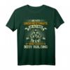 Never Underestimate an Old Man Bodybuilding Gewichtheben T-Shirt – Motivationsshirt für Senioren und Kraftsportler