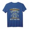 Never Underestimate an Old Man Bodybuilding Gewichtheben T-Shirt – Motivationsshirt für Senioren und Kraftsportler