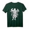 Lustiges Fitness Bodybuilding T-Shirt - Lieber breit als dünn, Motivations-Shirt für Muskelaufbau & Geschenk für Bodybuilder, Trainer & Fitnessfans